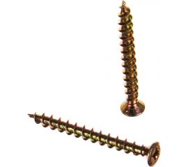 Оконный саморез Метизный двор 4,0x40 острый, желтый, 20 шт. 4690441000606 