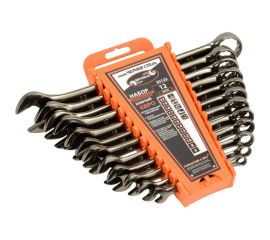 Набор комбинированных ключей АвтоDело Черная Сталь 12 шт. ЕВРОхолдер 35122 12370 