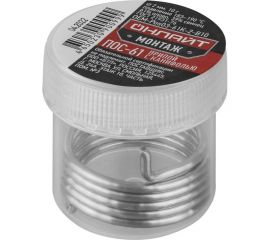 Припой ПОС-61 (банка, 2 мм, 10 г) ОНЛАЙТ 90099 