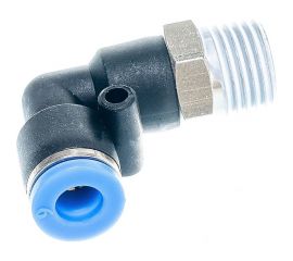 Фитинг угловой для пластиковых трубок (6 мм; 1/4М) ROCKFORCE RF-SPL06-02 