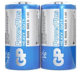 Солевые батарейки GP powerplus 13c типоразмера d - 2 шт. в пленке GP 13CEBRA-2S2 