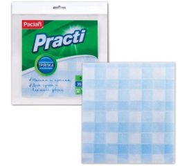 Салфетки PACLAN универсальные, 35х35 см, КОМПЛЕКТ 5 шт., 50 г/м2, вискоза, Practi, 50шт 600916 
