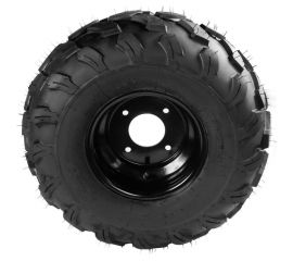 Колесо для мототехники в сборе шина + камера + диск Елочка 19-7x8 480 мм, 4 отверстия А5 1001097 