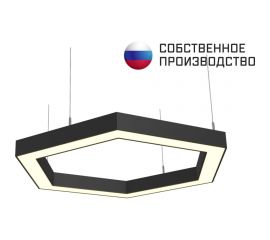 Шестиугольный светильник ООО Лидер 530x610x50 4000К 54W Черный М0000037866 