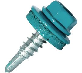 Самосверлящий винт HARDWEX ТМ HWX7-W-P9-5.5x19 мм, св.№3, RAL 5021, 250 шт. 5190000023620 