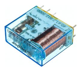 Миниатюрное реле Finder 1 перекидной контакт 16А, = 12В Чувст. пост. тока, 406170120000 