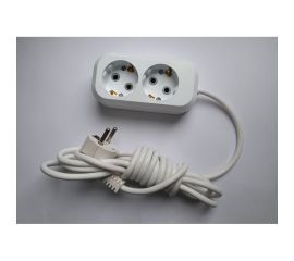 Сетевой удлинитель ПЕРЕСВЕТ+ с заземлением на 2 гнезда шнур ПВС 3*0,75- 3м 4620003920134 