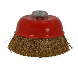 Щетка корщетка чашка YIDA 100 мм, М14, мягкая проволока TORGWIN T876603 