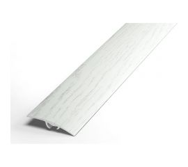 Порог разноуровневый алюминиевый декоративный (41 мм, 0,9 м, Береза) ЛУКА УТ000025918 