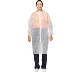 Одноразовый процедурный халат ООО Комус на кнопках, XL, 10 шт/уп 867493 
