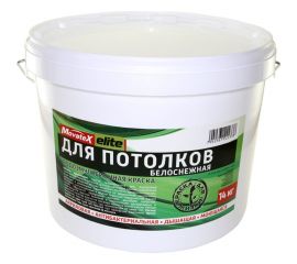 Водоэмульсионная краска для потолков Movatex elite 14 кг Т11892 