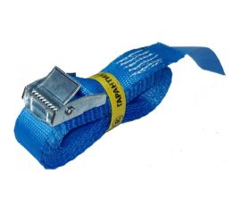 Стяжной ремень с пружинным замком UVE 250 daN, 2,5 м, 25 мм, синий RS-25-250-2,5-blue 