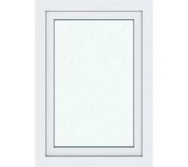 Окно ПВХ АМЕГА 800x600 мм, поворотно-откидное правое, однокамерный стеклопакет ПВХ_982 