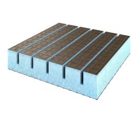 Теплоизоляционная панель Ruspanel XPS RPG Real продольный пропил, 2500x600x20 мм, армированная RPG3RL20#2/2500/LO 