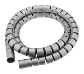 Спиральный защитный рукав PARLMU LXQ 16-3, полиэтилен, размер 16, серый, 1 м PR5000300 