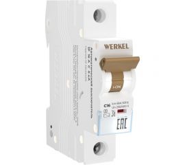 Автоматический выключатель WERKEL 1p 16a c 6 ка a062457 