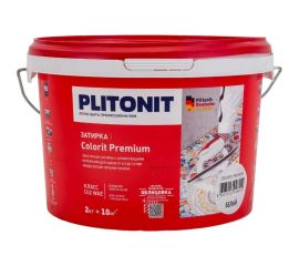 Затирка для швов плитки PLITONIT COLORIT Premium 0,5-13 мм белая 2 кг 22064 