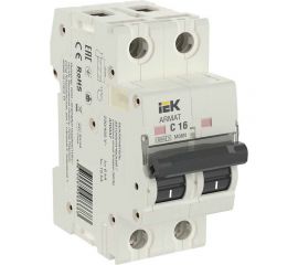 Автоматический выключатель IEK ARMAT M06N 2P C 16А AR-M06N-2-C016 