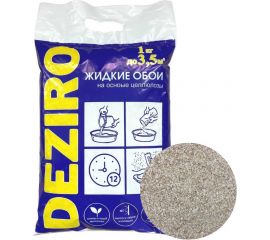 Жидкие обои Deziro оттенок бежевого, 1 кг Deziro ZR07-1000 