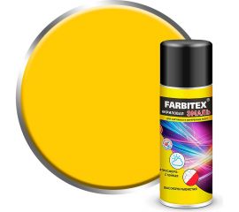 Акриловая эмаль Farbitex аэрозоль, 520 мл, RAL 1018 цинковый желтый 4100008928 