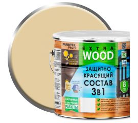 Защитно-красящий состав 3в1 FARBITEX EXTRA (ваниль; 3 л) 4300007404 