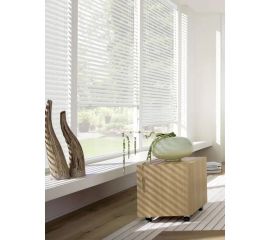 Горизонтальные жалюзи Эскар пластик, белый, 120х160 см 6120160 