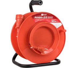 Удлинитель на катушке EKF ""Атлант 2.0"" 1 гнездо 50м без заземления ПВС 2*1 10А/2,2кВт PROxima UKA02-10-210-1-50 