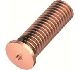 Шпилька приварная стальная омедненная 1000 шт, М4, 16 мм ОБТЕК 4028821 