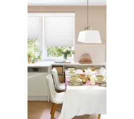 Плиссе натяжного типа Эскар Crepe белый, 57х170 см 140401057 