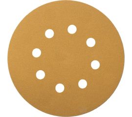 Диск шлифовальный на бумажной основе 58 GOLD ALO 8 отверстий, 125 мм, Р320, 5 шт SANDWOX 58.125.320.08.5 