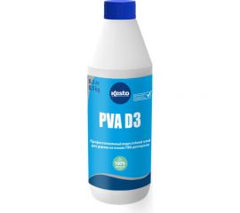 Водостойкий клей для дерева Kesto Pva d3 на основе ПВА дисперсии, 0.5 кг T6560.930. 