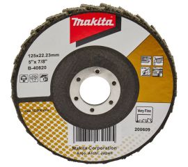 Диск лепестковый полировочный 125x22.23 мм, стекловолокно, угловой (чистая полировка) Makita B-40820 