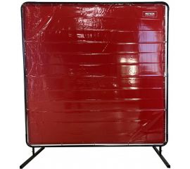 Экран защитный 1.74x1.74 м, красный METEOR ЦУС11805 