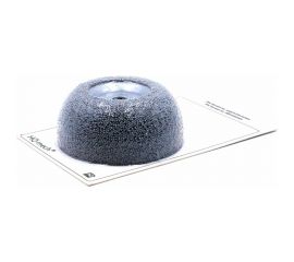 Абразивная твердосплавная контурная полусфера (30х15 мм; 3/8""х24UNF; зернистость 170) HQ-mech УТ000002051 