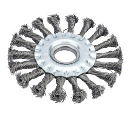 Кордщетка дисковая витая, жесткая, 115 мм, толщина проволоки 0.5 мм для УШМ Bohrer 36500115 