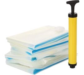 Набор вакуумных пакетов для хранения BRADEX СПЭЙС МАСТЕР с насосом TD 0201 