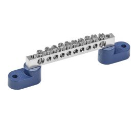 Шина IEK n "ноль" на двух угловых изоляторах с никелевым покрытием шни-6x9-10-у2-с YNN10-10-C2-K07-N 