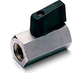 Шаровой кран RUB серия NAPOLI (S.35), 1/8 DN6 PN30, ВР-ВР, флажок S35AF0 