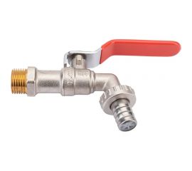 Шаровой кран Rvc (15) 1/2 со штуцером ручка 00246 