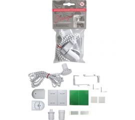 Комплект крепления для рулонной мини-шторы Эскар белый 16000 