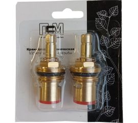 Комплект кран-букс Профсан ПСМ керамических резьба 1/2 квадратный шток 7x7 блистер PSM-1293-77 