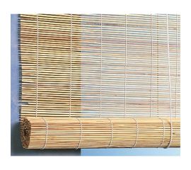 Бамбуковая рулонная штора Эскар натуральная, 120х160 см 71000120160 