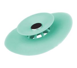 Пробка для ванны и раковины MasterProf d-100 мм, бирюзовая ТД.030478 