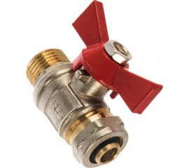 Шаровой кран под металлопластиковую трубу Rvc 16х1/2" ц/ш бант 17002 