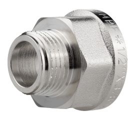 Переходник с ребордой под прокладку MPF для гибкой подводки 1/2" х 3/8" в/н ИС.072771 