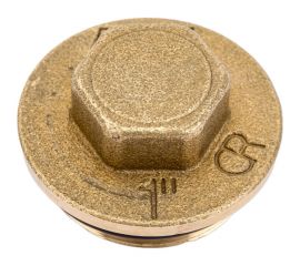 Латунная заглушка FAR CR НР 1" FK 4149 1 