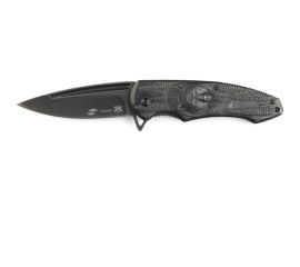 Нож Stinger 82.5 мм, чёрный с медведем FK-S063GY 