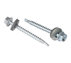 Кровельные саморезы Tech-Krep 5.5x51 мм, оцинкованный, с буром, 5 кг коробка 144788 