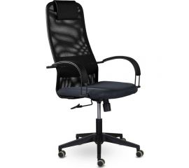 Кресло UTFC СН-601 Соло пластик SoloBL Ср S-0401/TW-01/Е11-к черное СН601СолоPL07 