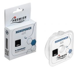 Леска Premier fishing MONOPOWER ICE PR-MI-T-025-30, 0.25мм/30м, прозрачный нейлон 280978 